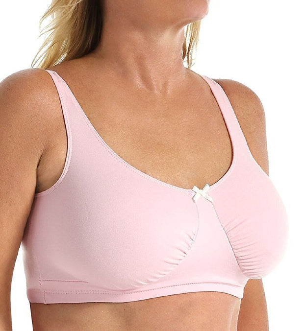 Women's Elita 6459 Plus Size Cotton Cami Bra (Pink 40)