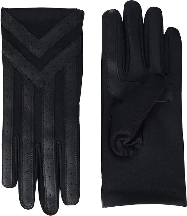 Isotoner Men’s Heritage Woven Stretch Glove with Appliques - A70137