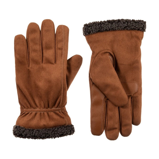 Isotoner Men’s Recycled Microsuede and Berber Glove - A70188