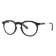 Ryan Simkhai Eyeshop ARLO Black Gold Metal Blue Light Blocking