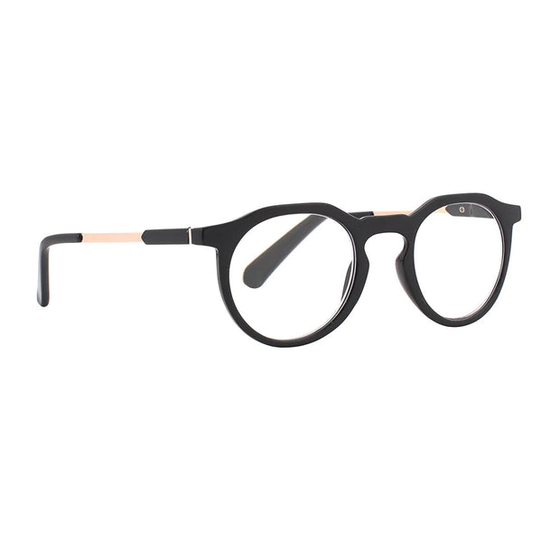 Ryan Simkhai Eyeshop ARLO Black Gold Metal Blue Light Blocking