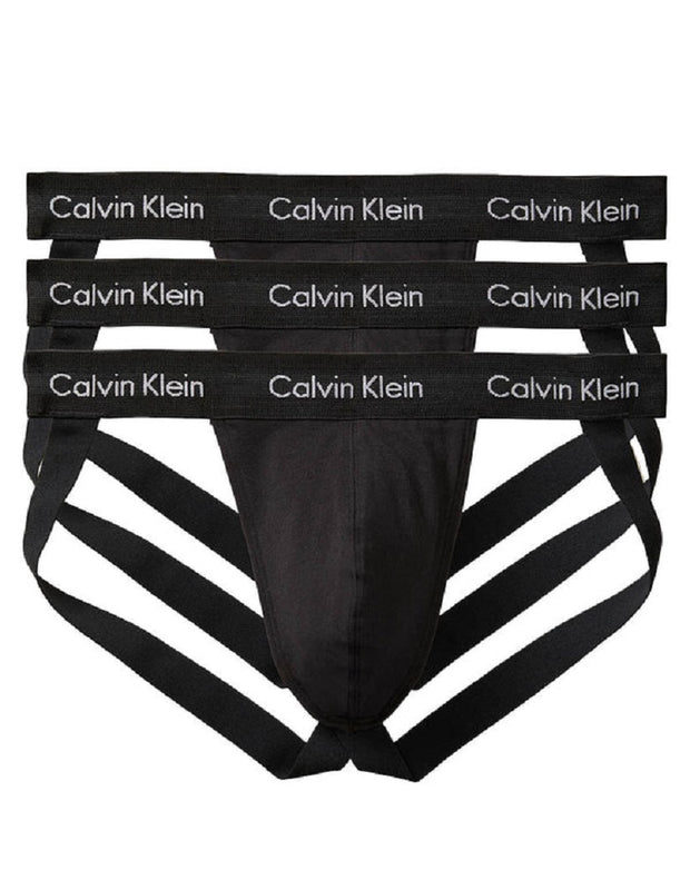 Calvin Klein Men's Underwear Cotton Stretch 3-Pack Jock Strap - NB2623