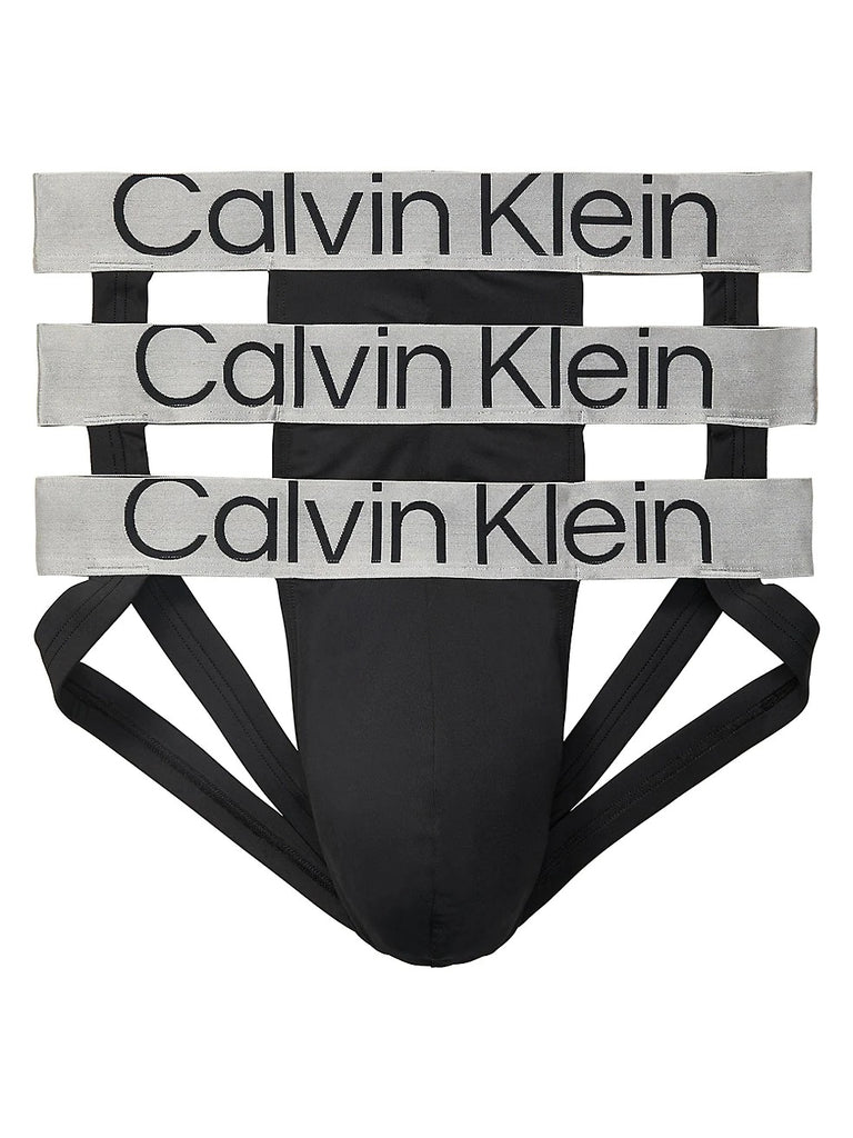 Calvin Klein Underwear JOCK STRAP 3 PACK - Briefs - black 