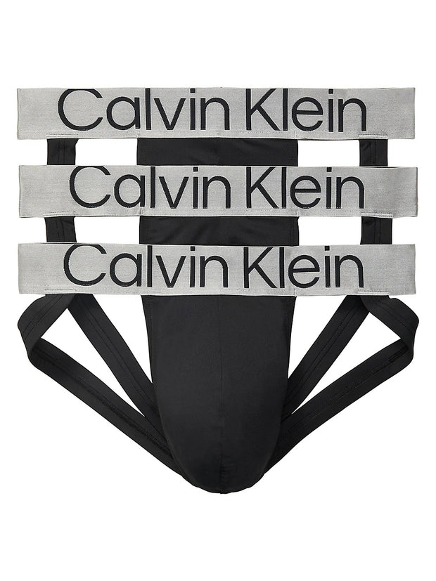 Calvin Klein Reconsidered Steel Micro Jock Strap 3-Pack - NB3152