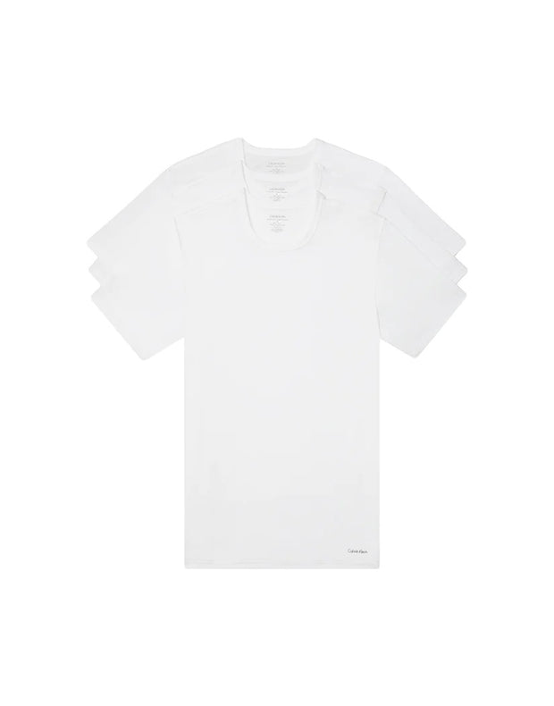 Calvin Klein Cotton Slim Fit 3-Pack Crewneck T-Shirt - NB4013