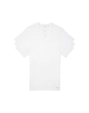 Calvin Klein Cotton Slim Fit 3-Pack V-Neck T-Shirt - NB4014