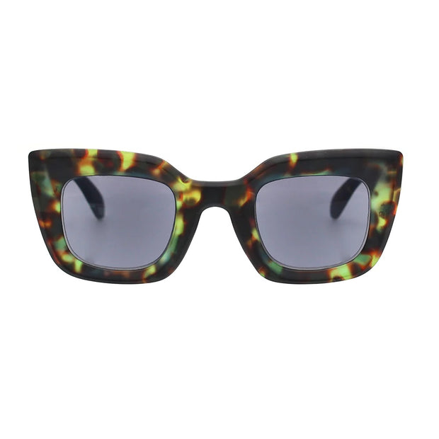 Ryan Simkhai Eyeshop NIA Sun Readers Green Black Tortoise