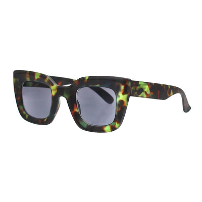 Ryan Simkhai Eyeshop NIA Sun Readers Green Black Tortoise