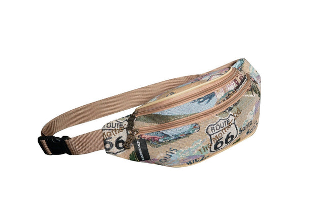 Route 66 Tapestry Waist Fanny Pack - T101513A#66