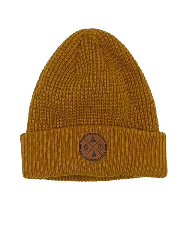 Avalanche Camping Waffle Knit Cuffed Beanie One Size - AM5-0925