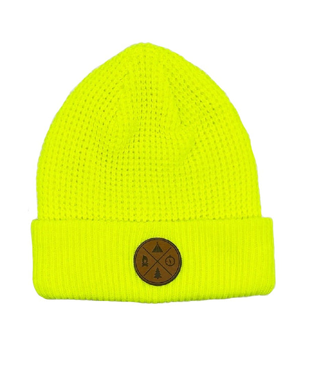 Avalanche Camping Waffle Knit Cuffed Beanie One Size - AM5-0925