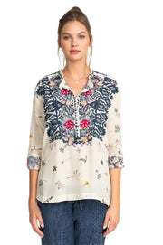 Johnny Was Nostra Silk Blouse - B10520A8