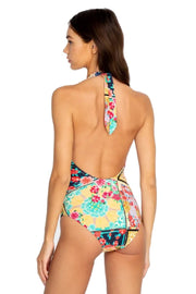 Johnny Was Japer Plunge One Piece Swimsuit - CSW1622-Y