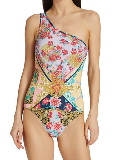 Johnny Was Raina One-Shoulder One Piece Swimsuit - CSW1722-Y