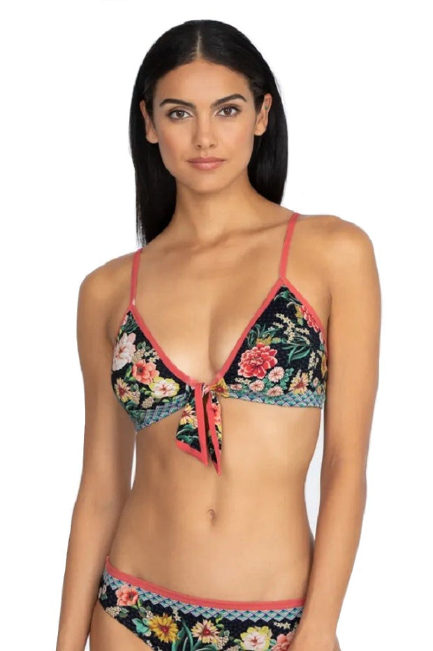 Johnny Was Mia Front Tie Bikini Top - CSW3322BH