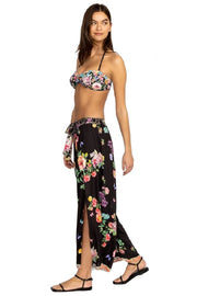 Johnny Was Black Butterfly Wrap Pant - CSW3923-M