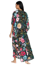 Johnny Was Floral Peace Kaftan - CSW7322BN