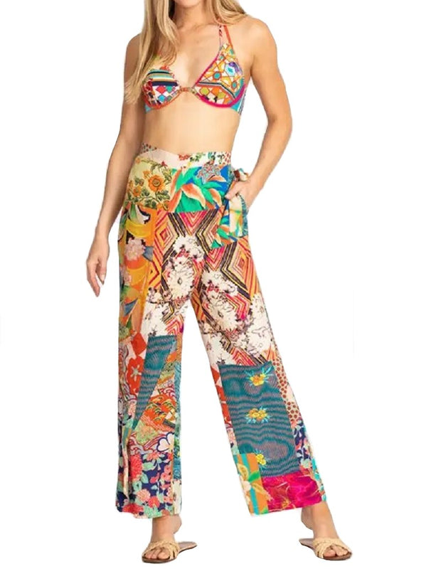 Johnny Was Side Wrap Pant - CSW8021BH
