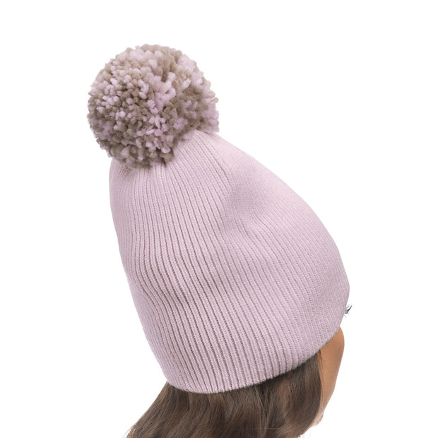 Lemon Women's Michigan Ribbed Beanie One Size Lilac - CW-2082