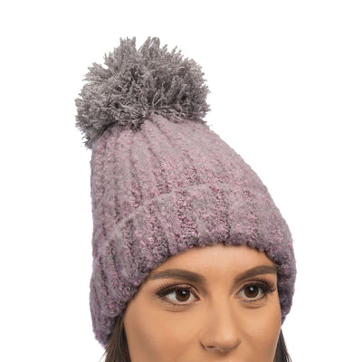 Lemon Women's Brushed Marley Beanie One Size Medium Grey - CW-2089