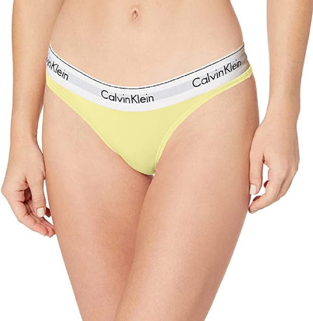 Calvin Klein Women's Modern Cotton Thong Panty - F3786 – Treasure Lingerie