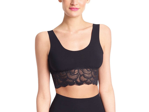 Commando Sexy and Smooth Lace Trim Longline Bralette - SS201