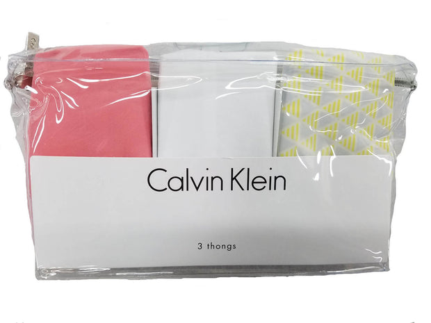 Calvin Klein 3 Pack Invisibles Thong Panty - QD3558