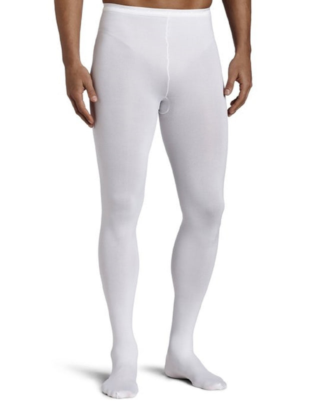 Capezio Men's Knit Footed Tights With Back Seams - MT11
