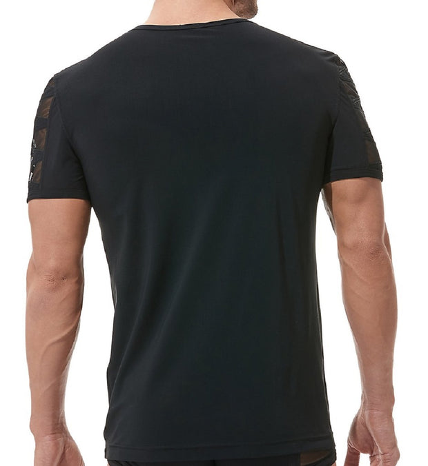 Gregg Homme High-Line Laser Cut Embroidered T-Shirt - 160207