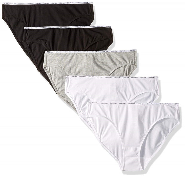 Calvin Klein Women's Cotton Stretch Logo Bikini Panty 5 Pack - QP1094M