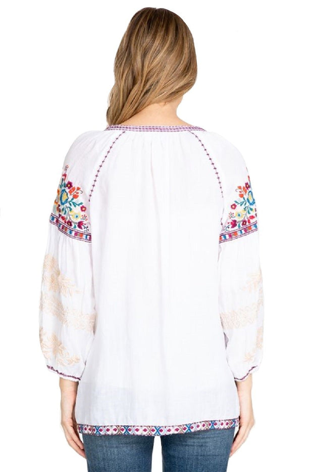 Johnny Was Allegra Peasant Blouse - W13619-3