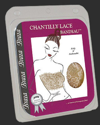 Braza Chantilly Lace Bandeau Bralette - S6800