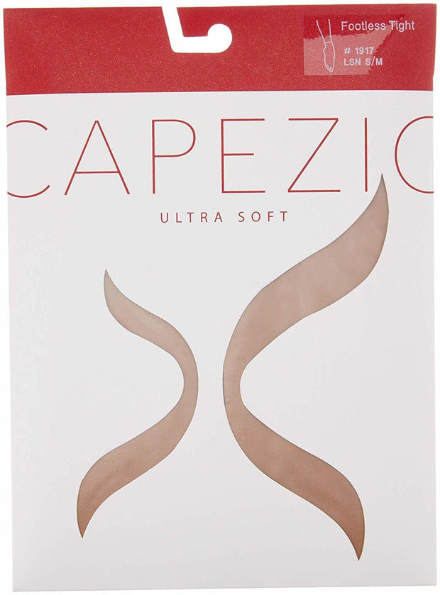 Capezio Women's Footless Tight With Self Knit Waist Band - 1917