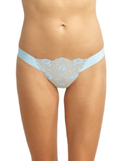 Commando Crown Embroidered Thong Panty - LT22