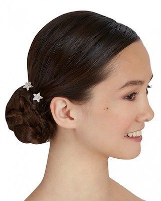 Capezio Women's Star Hair Pin Silver Clear One Size - ABH4012