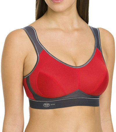360 View of the Anita Active Momentum Wirefree Sports Bra - Black 