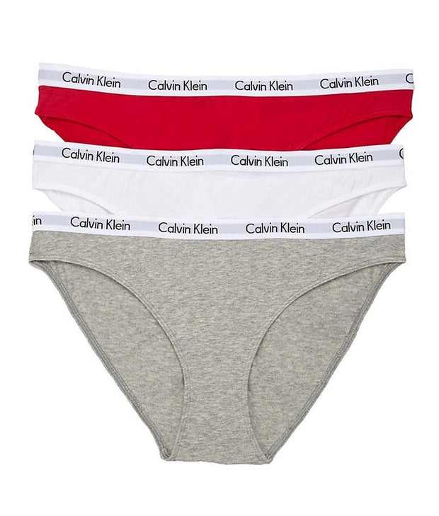 Calvin Klein Women's Carousel Bikini Briefs 3-Pack - Shoreline