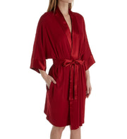 PJ Harlow Knit Robe With Pockets And Satin Trim Shala - PJSR6RSIZED