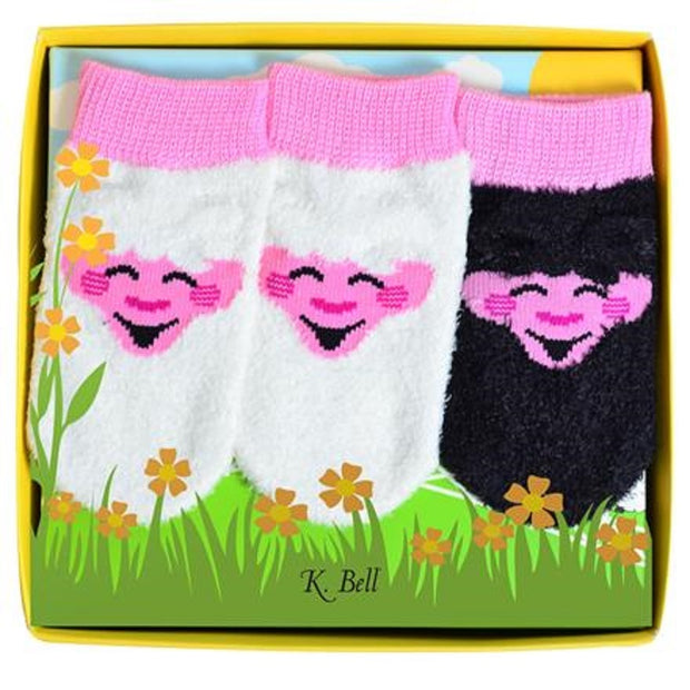 K. Bell Baby's Little Lamb 3 Pair Pack Socks 0-12 One Size - 68596