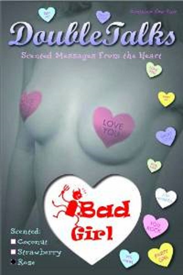 Bring It Up DoubleTalks Heart Shaped Scented Nipple Covers