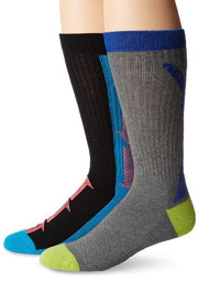 K. Bell Socks Men's 2 Pack Hand and Arrows Tech Crew Sock One Size - KCMF14H026-02