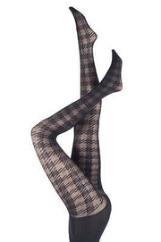 Pretty Polly Ladies 1 Pair House of Holland Gingham Check Tights - HHAT04