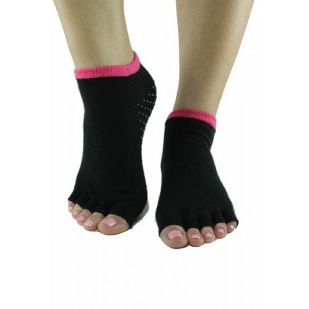 Toezies The Original 1-2 Toe Socks for Yoga-Pilates Pink Lipz