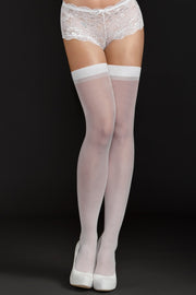 iCollection Lingerie Classic Easy Pull On Stay Up Sheer Thigh Highs - 8600