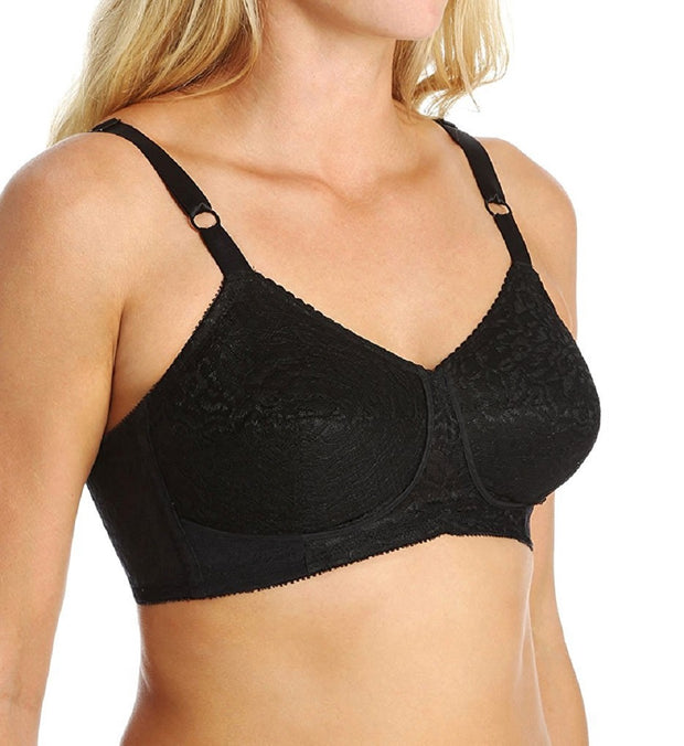 Rago Satin and Lace Support Bra - 2101