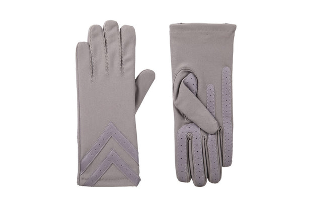 Isotoner Women’s smartDRI Chevron Spandex Stretch Touchscreen Gloves - 30003