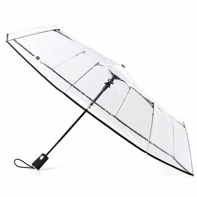 totes Clear Canopy Automatic Open Foldable Umbrella - 8415