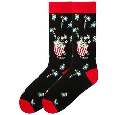 K. Bell Men's 3D Popcorn Crew Socks One Size Black - KBMS15H115-01