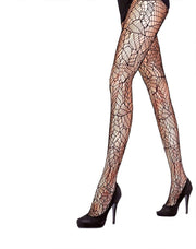 Pretty Polly Abstract Net Tight One Size Black - PNAUX8
