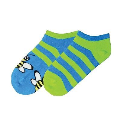 K. Bell Girl's Bee Stripe 2 Pair Pack Socks - 61771G